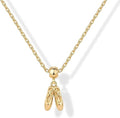 Women's Gold Pendant Necklace – Exquisite 14K Gold-Plated Necklace with Pendant – Adjustable Chain