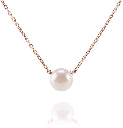 Pearl Pendant Necklace – Women's Gold-Tone Necklace