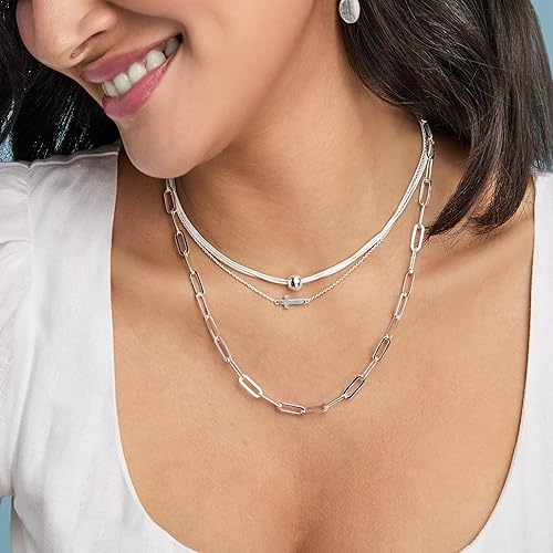 26  Sterling Silver Bead Necklace