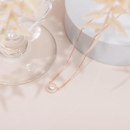 Pearl Pendant Necklace – Women's Gold-Tone Necklace
